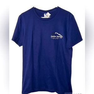 Unisex blue M Hawaiian islands t shirt